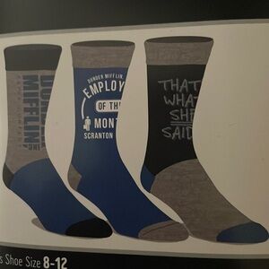 The office crew socks..NWT
